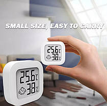 Термометр гігрометр з індикатором смішним обличчям, фото 3