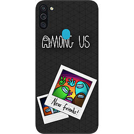 Силіконовий чохол для Samsung A11 Galaxy A115 з картинкою Among us Друзі