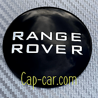 Наклейки для дисков с эмблемой Range Rover (Ренж Ровер) 60мм. Цена указана за комплект из 4-х штук