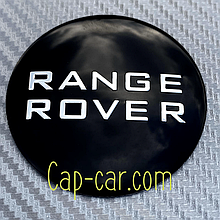 Наклейки для дисків з емблемою Range Rover (Ренж Ровер) 60 мм. Ціна вказана за комплект із 4 штук
