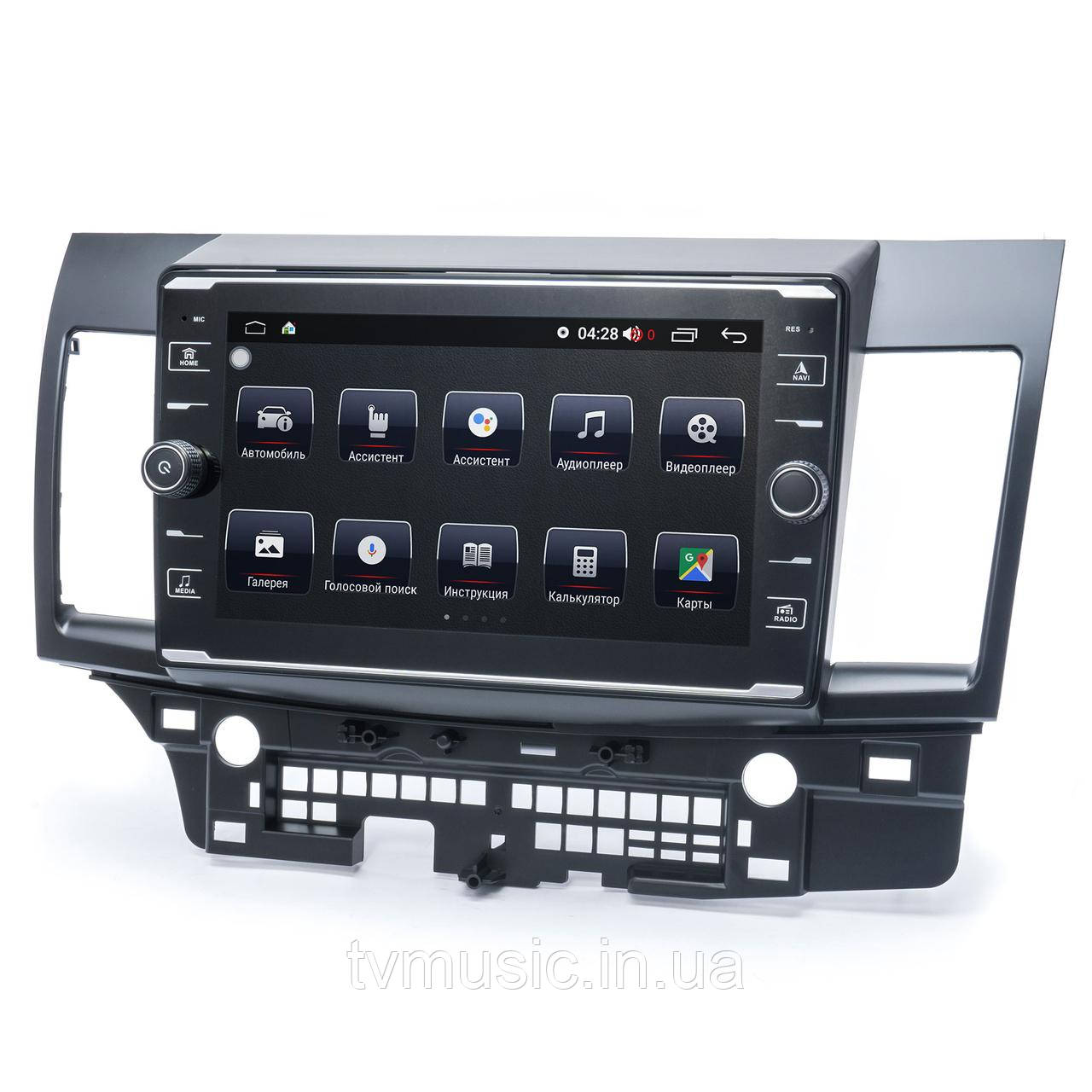Штатна магнітола PRIME-X 22-006/9K Mitsubishi Lancer X 2007+