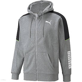 Кофта puma modern sports fz Hoode (оригінал) сіра