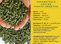 Люцерна гранулированная , Травяные гранулы , Травяная мука , Люцерна в гранулах , 30 кг