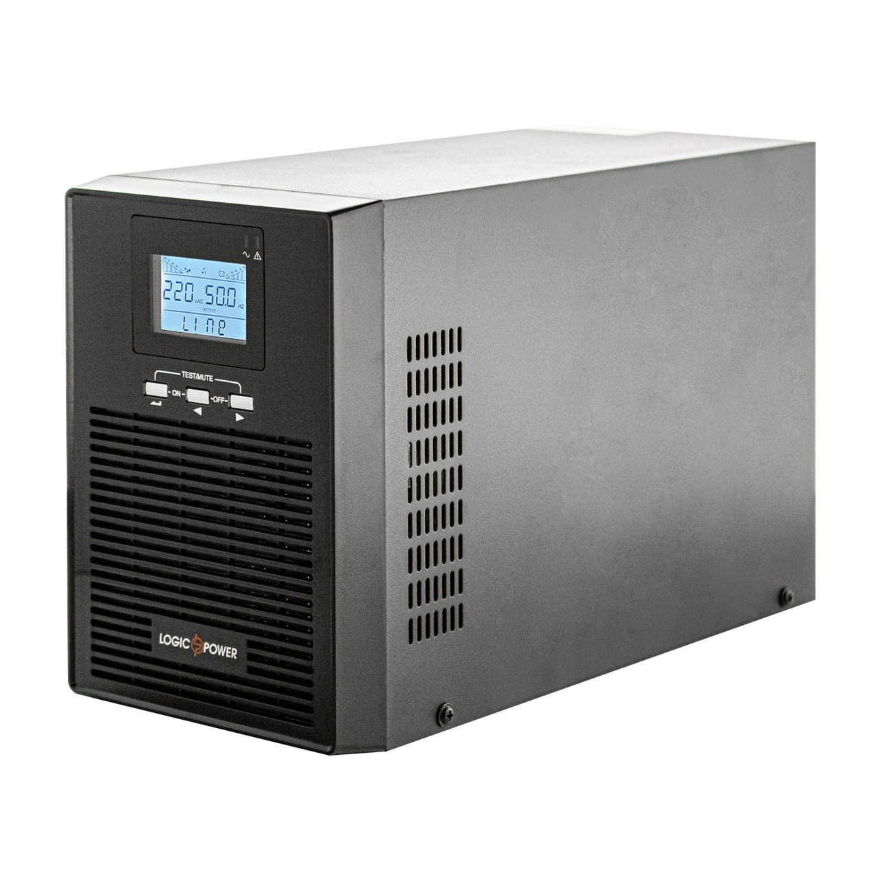 ДБЖ LogicPower Smart-UPS LogicPower-1000 PRO 36V (without battery), Online, AVR, 3 х IEC, метал