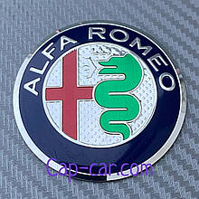 Наклейки 60мммм на диск з емблемою Alfa Romeo (Альфа Ромео). Ціна визначається за набір з 4-х штук