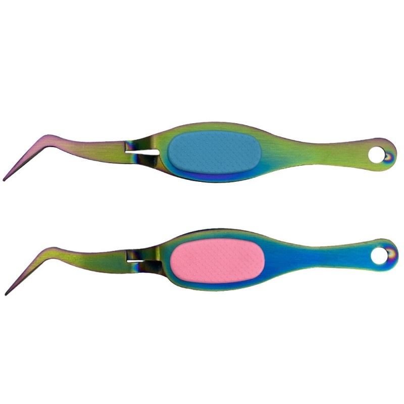 Пінцет металевий, хамелеон для затискача арки MYKISS (ЦВЕТ СЛУЧАЙНИЙ)