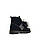 Черевики жіночі чорні замшеві з хутром зимові, фото 3