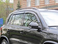 Дефлектори вікон (вітровики) Volkswagen VW Tiguan I 2008-2015, Safe - Cobra Tuning, V21808