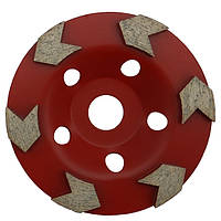 Диск для шліфування бетону червоний 125мм