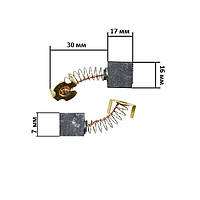 Щітки для електроінструменту 7*17*16 Прямокутний п'ятак