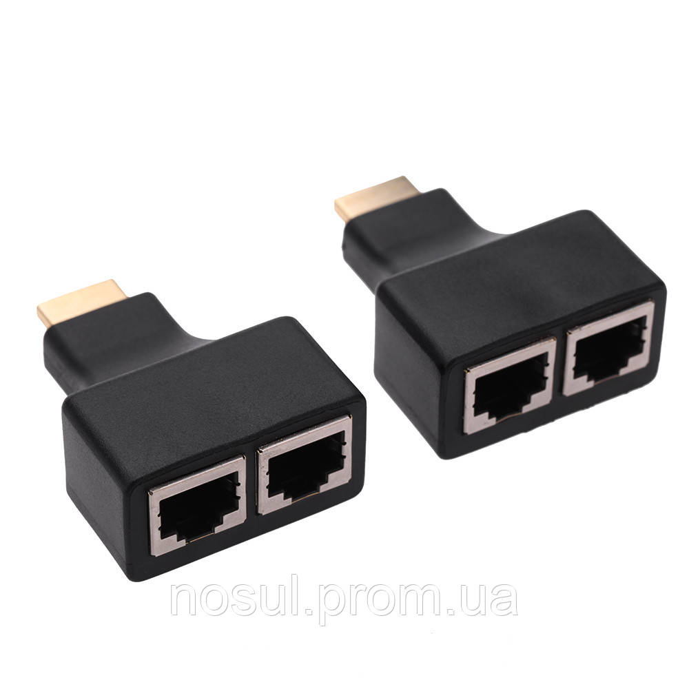 Адаптер удлинитель HDMI RJ45 Full HD 1080i 720p по витой паре UDP Cat 5e/6 (#2) - фото 3 - id-p232940247