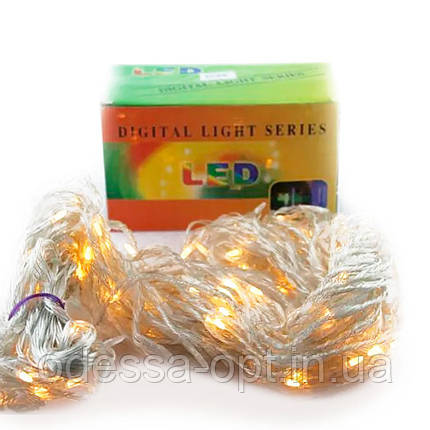 Xmas гірлянда LED (Водоспад 3M*3M) 480-WW Теплий білий, фото 2
