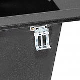 Гранітна кухонна мийка Lidz (BLM-14) 650x500/200 чорна 6550, фото 6