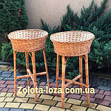 Плетений кошик для магазинів із лози. Арт:7327, фото 5