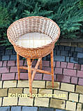 Плетений кошик для магазинів із лози. Арт:7327, фото 2