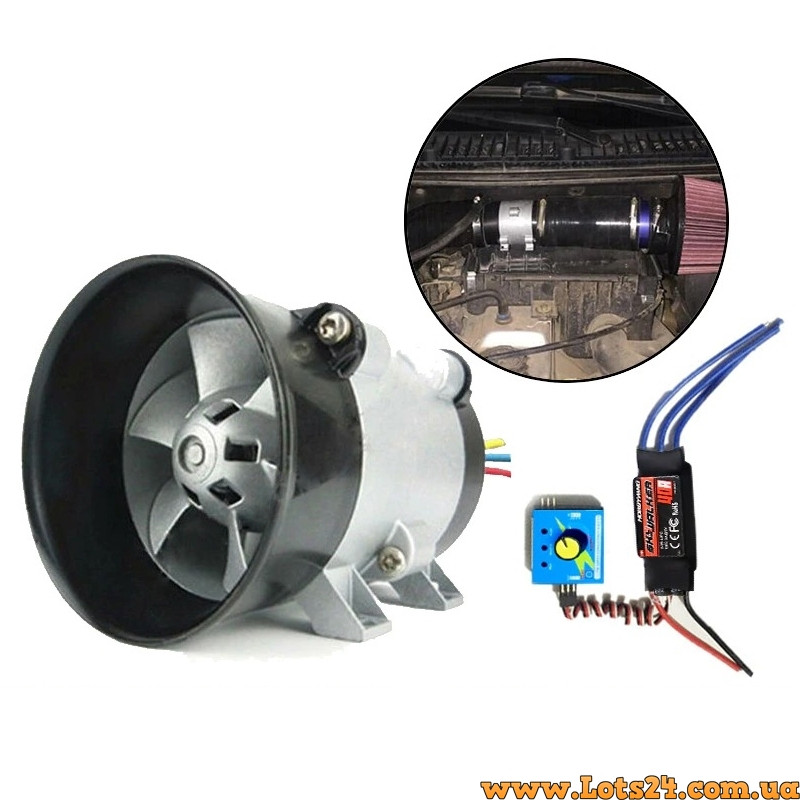 Электрический турбо-нагнетатель на автомобиль (электро-турбина, турбо ...