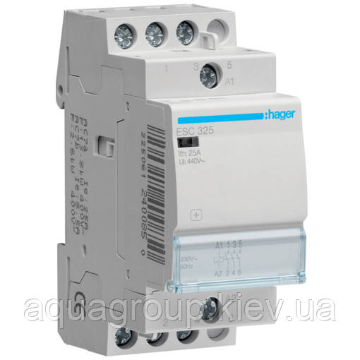 Hager Контактор Hager ESC325 230 В/25 A, 3 НО