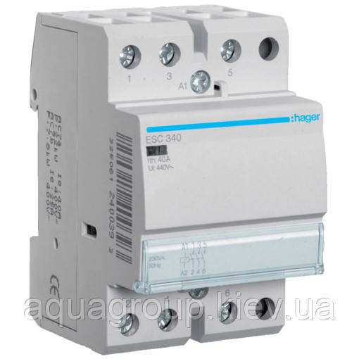 Hager Контактор Hager ESC340 230 В/40 A, 3 НО