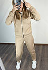 Жіночий теплий прогулянковий костюм на змійці 806 (42-44,46-48,50-52) кольори: графіт, оливка, фреза, бежевий) СП, фото 10