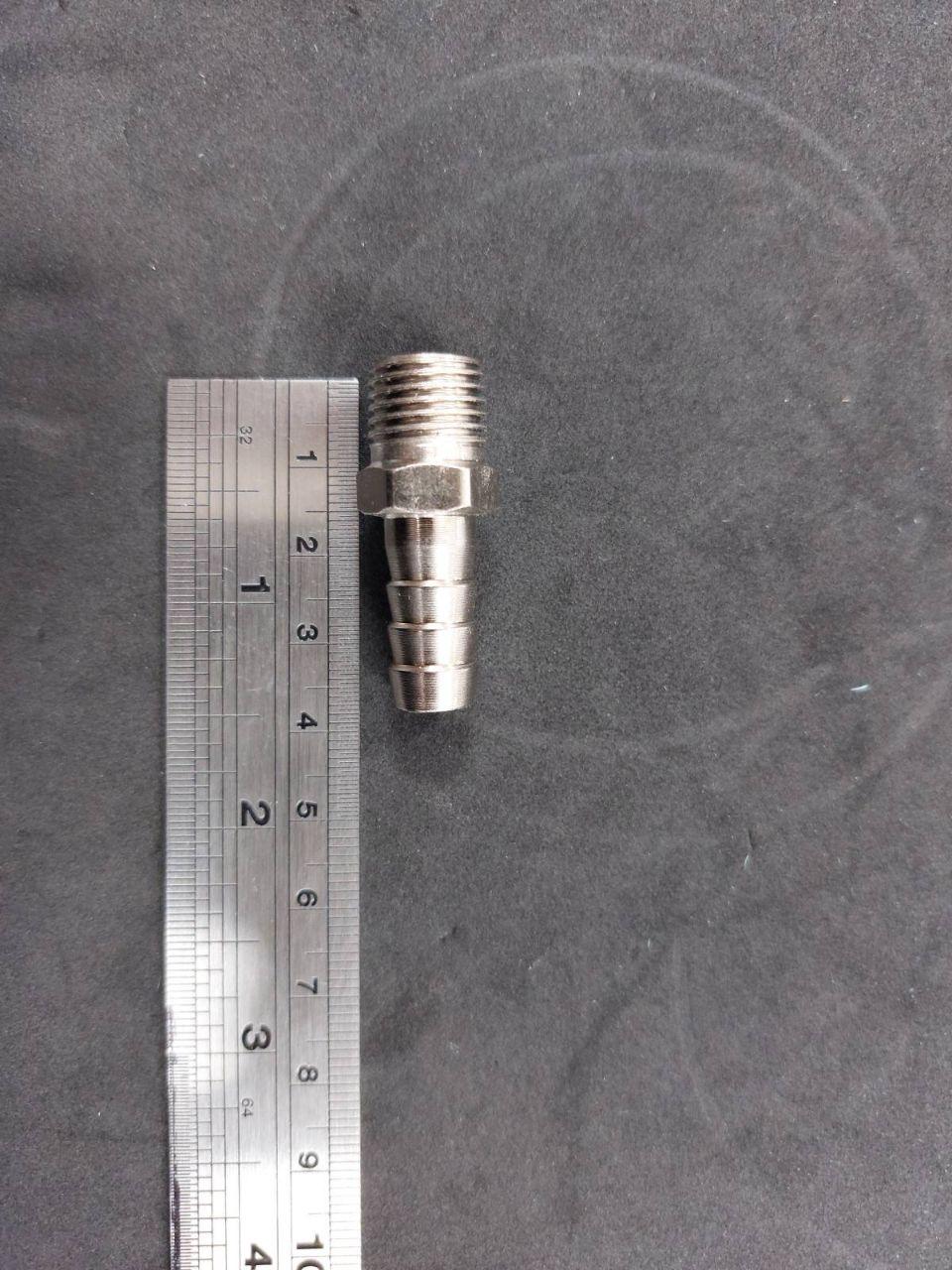 Перехідник з зовнішньою різьбою 1/4 на шланг 10мм AIRKRAFT SMH04-06 (швидкознімання, адаптер, для шлангів)