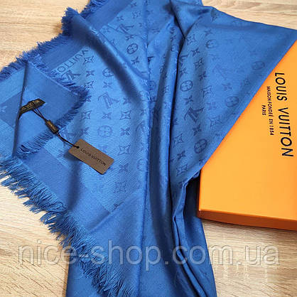 Хустка Louis Vuitton синій, фото 6