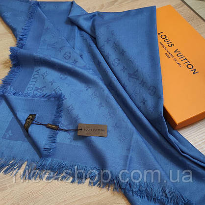 Хустка Louis Vuitton синій, фото 4