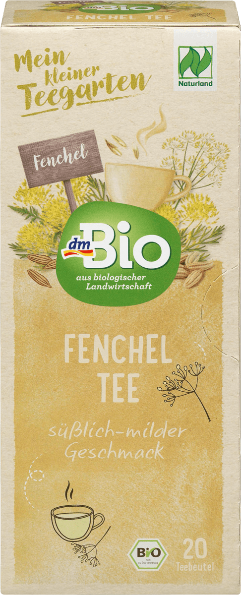 Органічний трав'яний чай із фенхелю dm Bio Naturand, Fenchel, 40 г