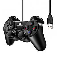 Игровой геймпад Data Frog P2 PC ZSL11 проводной джойстик USB вибрирующий для ПК 12 кнопок Windows