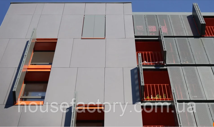 Фиброцементные панели “Equitone”3,1*1,25 м, фото 1