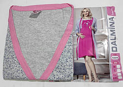 Нічна сорочка + халат для вагітних і годувальниць з 40 по 50р бавовна Туреччина