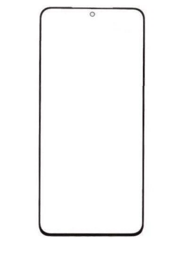 Скло дисплея для Samsung G998B Galaxy S21 Ultra 5G, чорне, оригінал (Китай) з олеофобним покриттям