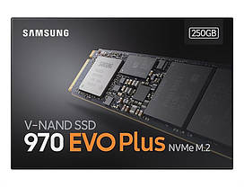 SSD накопичувач Samsung 970 Plus EVO M. 2 250gb (MZ-V7S250BW)  (DC), фото 2