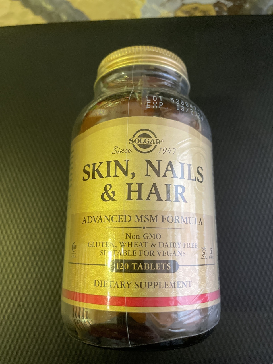 Вітаміни для волосся шкіри та нігтів Skin Nails & Hair Solgar 120 таблеток