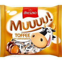 Конфеты (ирис) в шоколаде с карамельной начинкой "Muuuu!" 1кг ТМ Mieszko