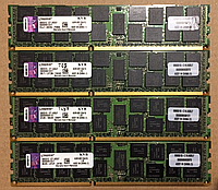 64GB 4*16GB DDR3 1600MHz Kingston 12800R PC3 REG ECC RAM Серверна оперативна пам'ять KVR16R11D4/16