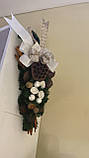 Гілка-декор новорічний "handmade" 40 см, фото 3