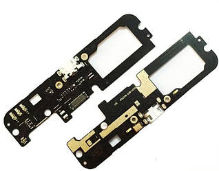 Шлейф — плата заряджання для Lenovo A7020 Vibe K5 Note, конектора заряджання, мікрофона, оригінал