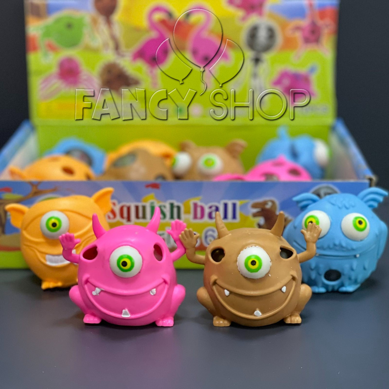 Іграшка антистрес з орбізами "Монстрики", мікс, Игрушка антистресс "Монстры", фото 1