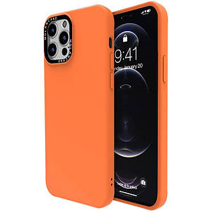Чохол-накладка Silicone Molan Cano SF Jelly MAI XI для Apple iPhone 12 Pro Max 6.7" (orange)