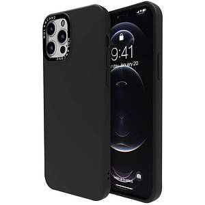Чохол-накладка Silicone Molan Cano SF Jelly MAI XI для Apple iPhone 12 Pro Max 6.7" (black)