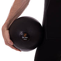 Медбол, мяч медицинский Zelart SLAM BALL 10 кг слэмбол резиновый для кроссфита (FI-2672-10)