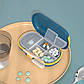 Таблетниця-органайзер з дільником пігулок, 4 секції, білий колір, фото 3