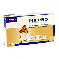 Милпро Milpro - антигельминтик для щенков и собак мелких пород 2,5 мг/25 мг от 0,5 - 10 кг - 1 уп.