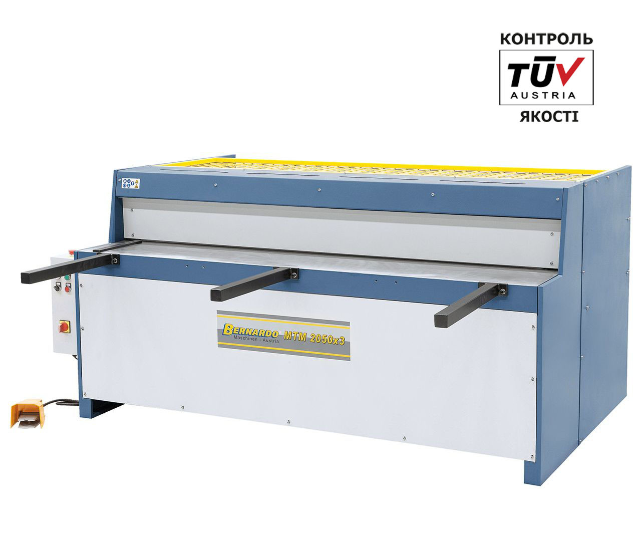 MTM 2050 x 3 mm Гільйотинні ножиці | Гільйотина електромеханічна Bernardo