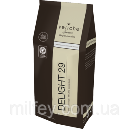Білий шоколад 29%, Delight, Veliche Gourmet, Бельгія, 5 кг