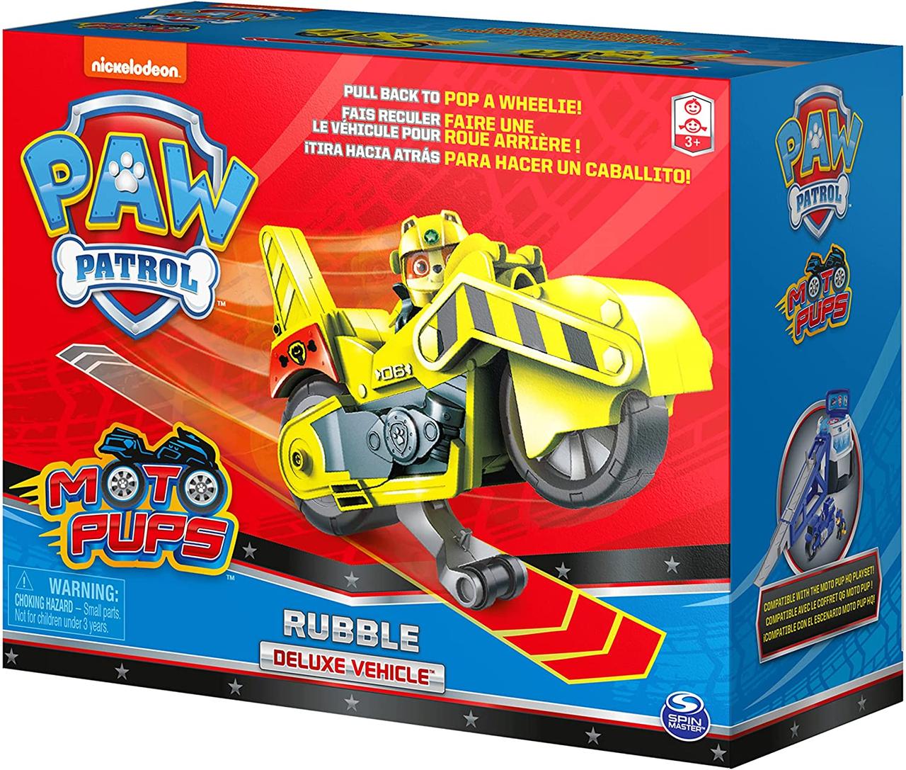 Щенячий патруль мотоцикл Кремез Paw Patrol Moto Pups Rubble's 6060226 Spin Master