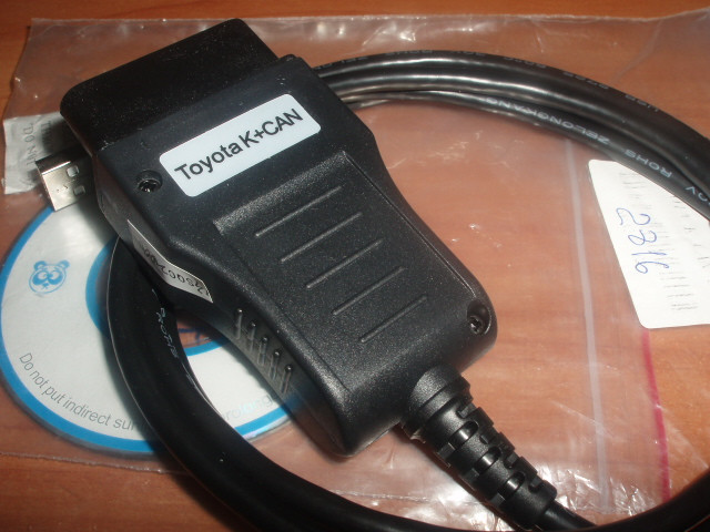 Діагностичний сканер TOYO_TA K+CAN 2.0 Commander TOYO_TA/LEXyS/SCION ключі іммо NXP LPC2119, фото 1