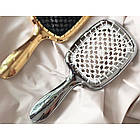 Щітка для волосся Superbrush Janeke срібло біла серединка, фото 3