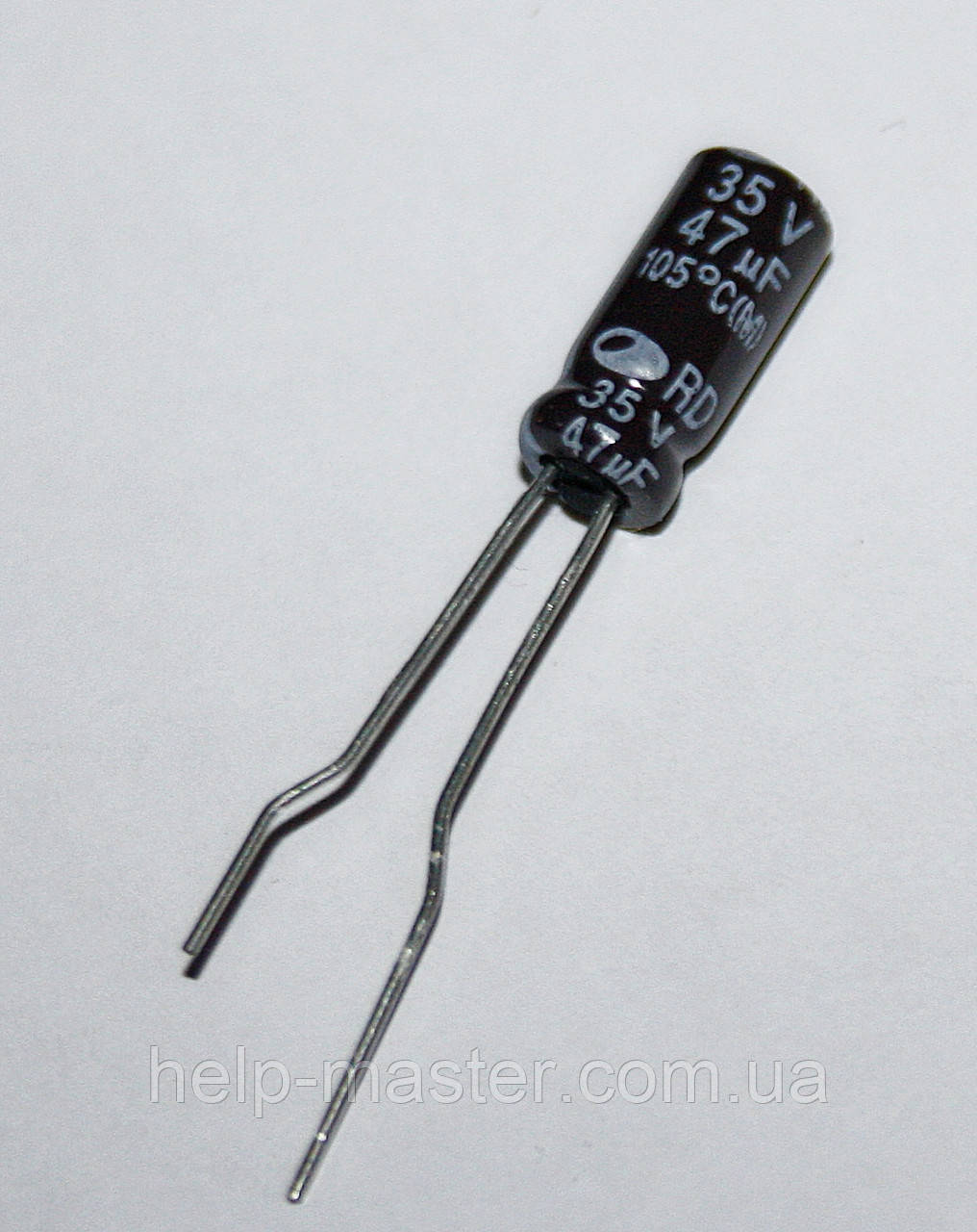 Конденсатор електролітичний 47 мкф — 35v (105 °C)