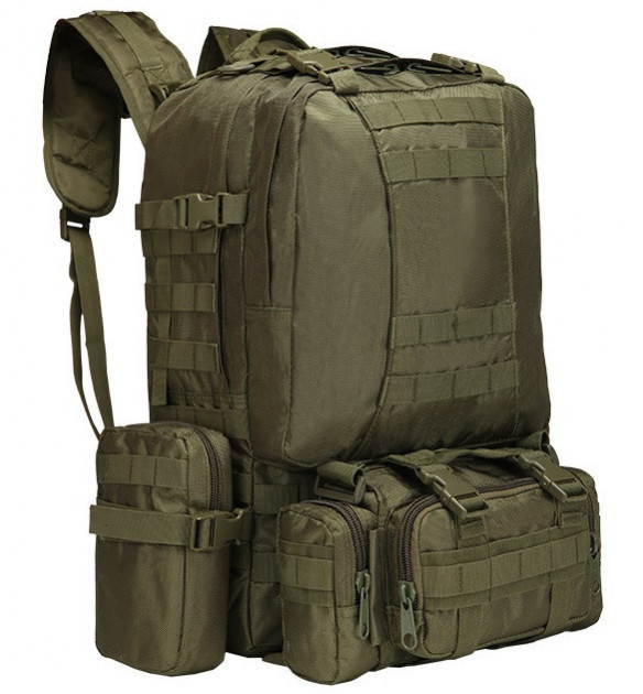 Рюкзак тактический с подсумками HLV A08 50 л Olive S